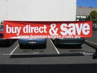 Buy Direct and Save Sign