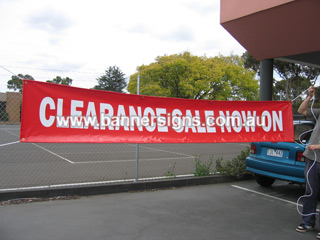 Clearance Sale sign