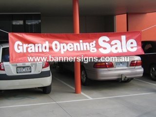 Grand Opening Sale sign