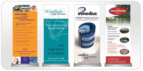 Grandhouse Agel Wyndam Inmedius Banner Stand