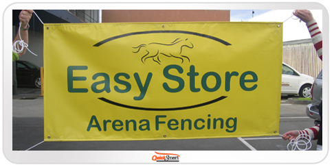 Fencing Banner Sign Temporary