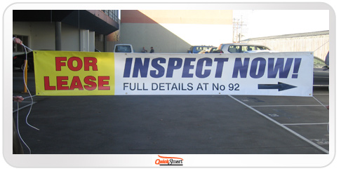 For Lease Banner Sign